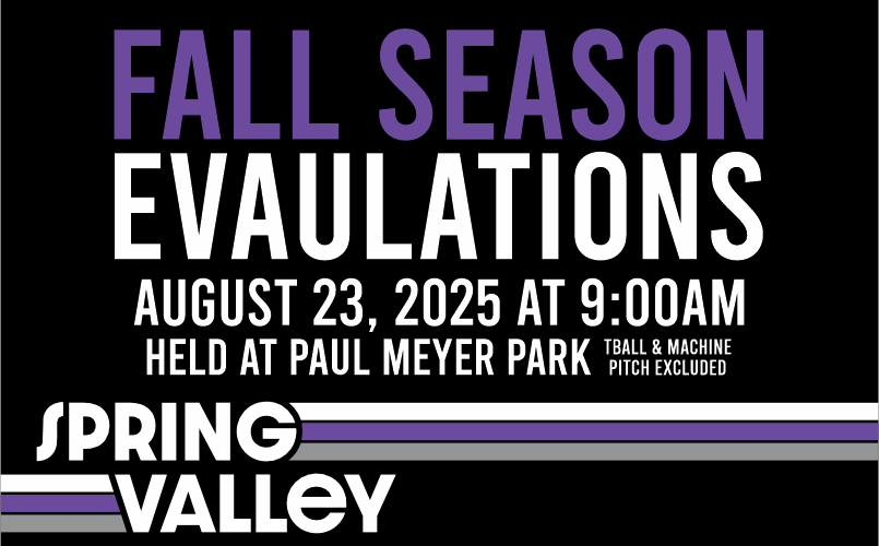 Fall Evaluation Dates Announced!